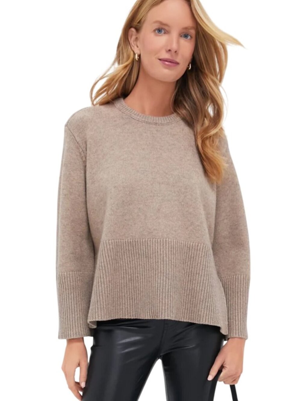 Pomander Place Hazelwood Carrington Sweater sz Medium Ribbed Hem open cuff boxy